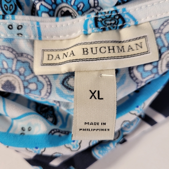 NWT Womans Dana Buchman Hardware top Silver Hardware at neckline Size XL - Picture 9 of 12
